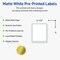 Avery Printable Rectangle Labels, Gold Dots with Blue Border, 4" x 3-1/3", Matte White Rectangle Labels, Permanent, Laser/Inkjet, 40ct, Great for Product Labels